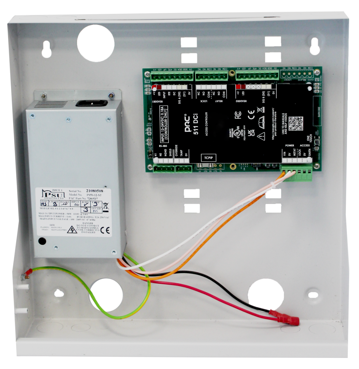 Controller: 511 - DCi, enclosure, 3A PSU