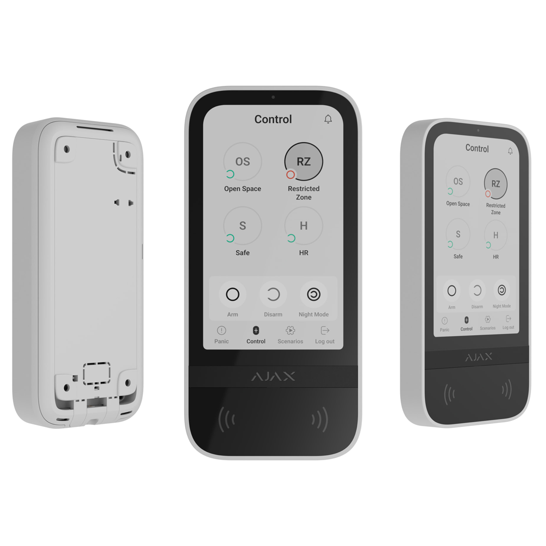 Ajax Keypad TouchScreen Wireless Arming Station - White (AJA-58455) - Image 2