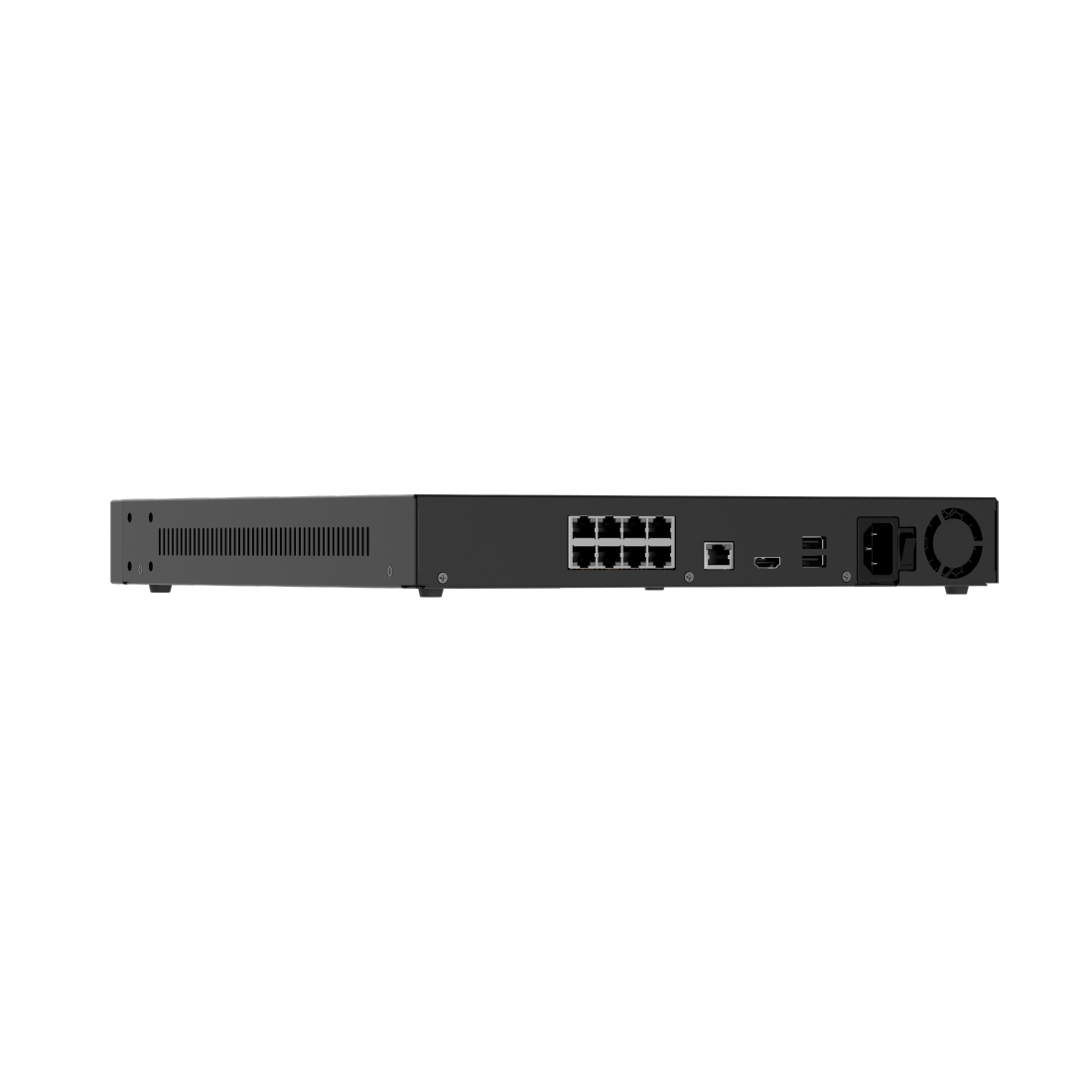 Ajax NVR H2D8PAC 8 Channel IP CCTV Recorder - 8 POE - Black (AJA-160665) - Image 2
