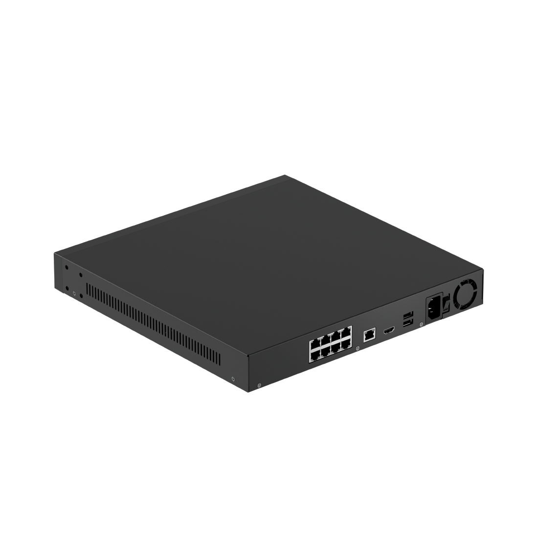 Ajax NVR H2D8PAC 8 Channel IP CCTV Recorder - 8 POE - Black (AJA-160665) - Image 3