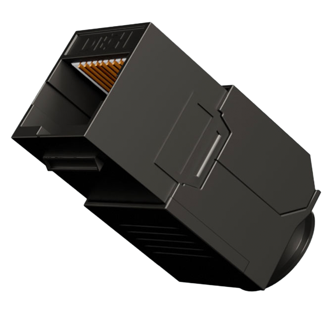 DTECH CAT6 10XG 10GBASET Tooless Keystone - Pack of 4 - Black (DTE-MC10G-TLU-BK) - Image 3