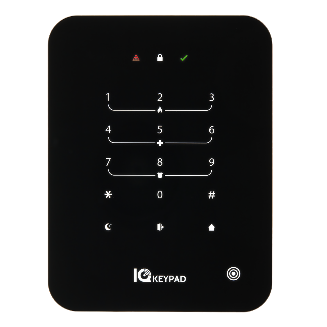Qolsys IQ Prox Keypad with 4 Tags - Black (IQKP-PRX-868-BLK)