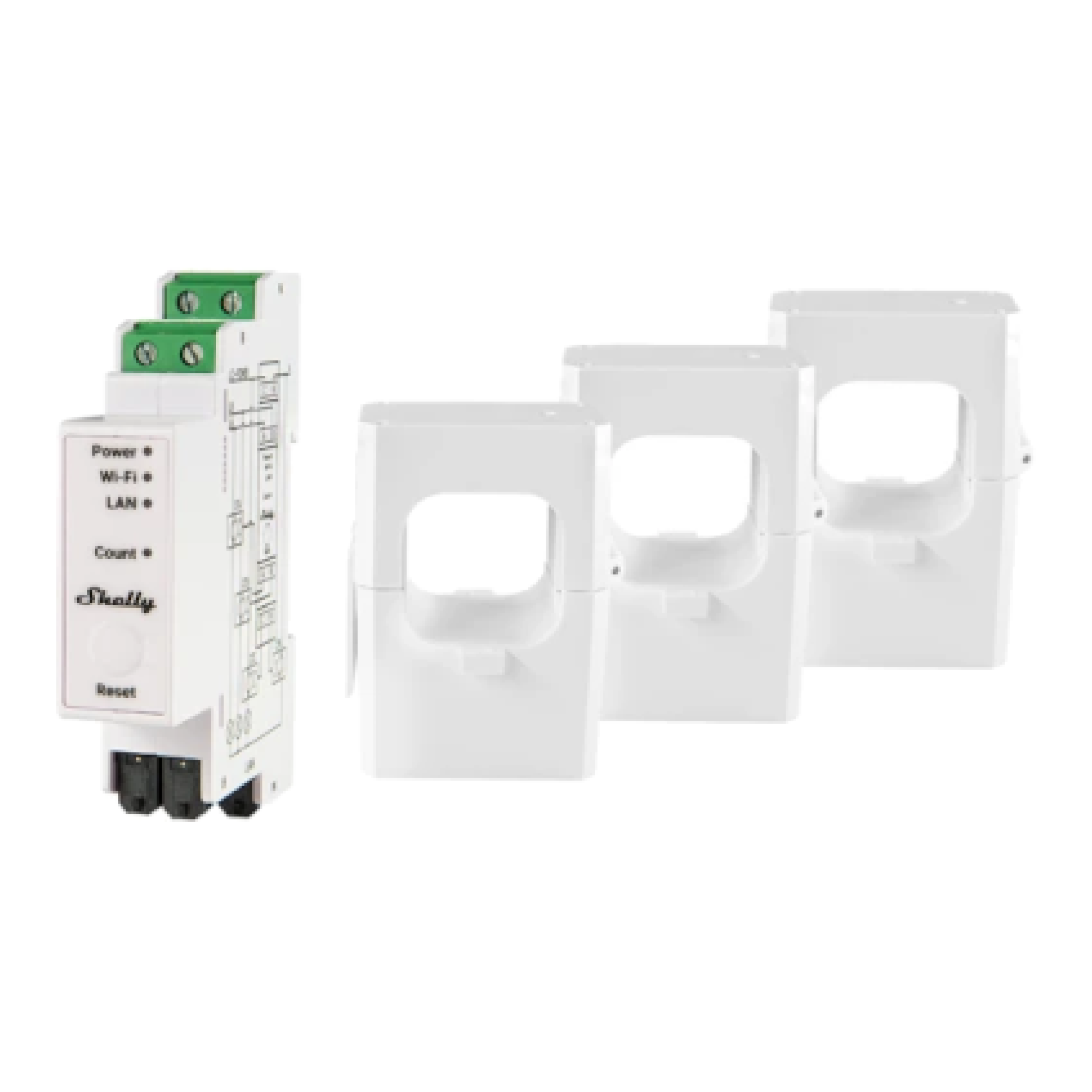 Shelly Pro 3EM-400A DIN-rail Energy Meter (SHEL-PRO-3EM-400A)