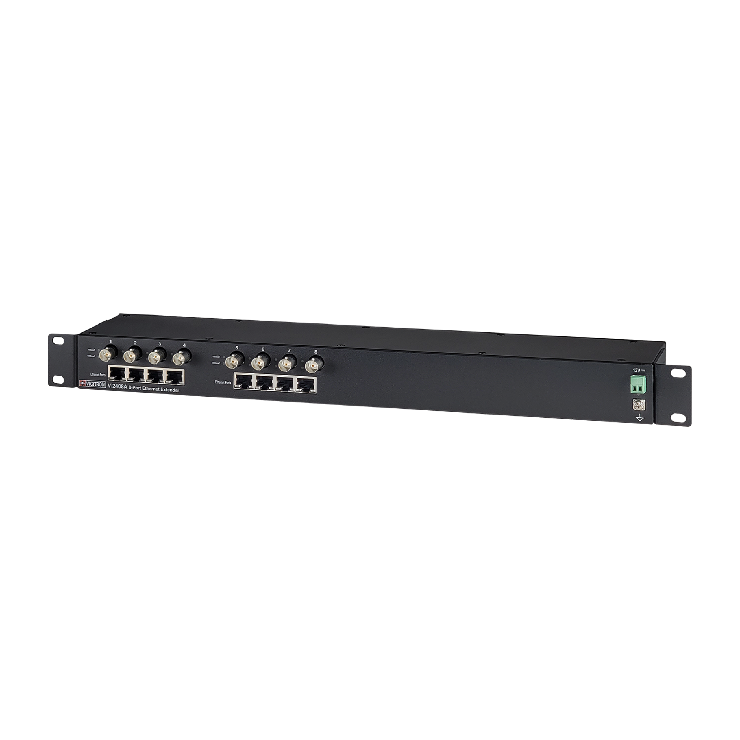 Vigitron 8-Port MaxiiCopper Ethernet Extender/PoE over Coax (Requires 12v 3ah) (VIG-VI2408A) - Image 2