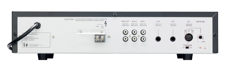TOA A-2120DD 120 Watt Digital Mixer Amplifier - Image 2