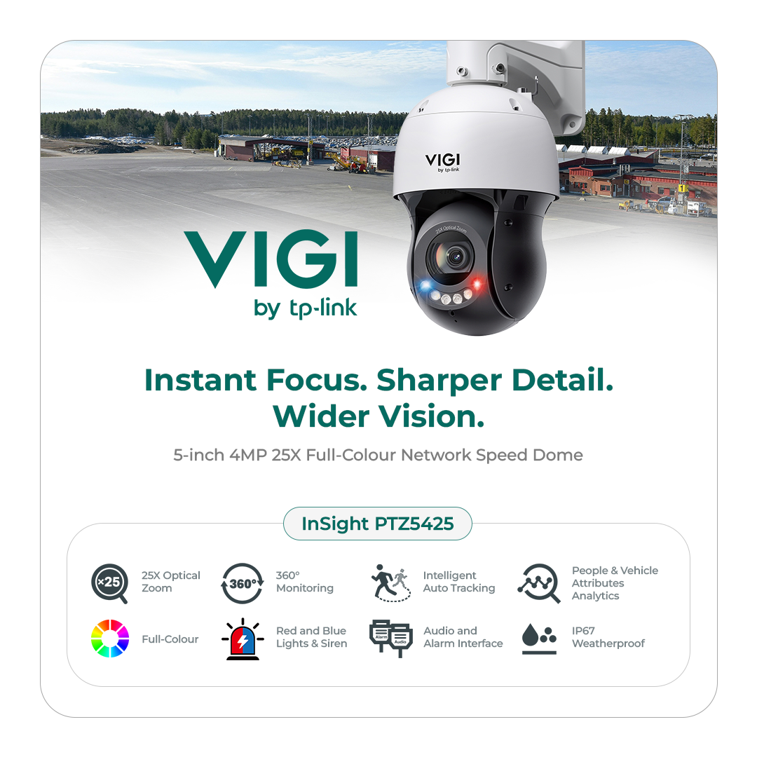 TP-Link VIGI InSight 4MP 25x Auto-Tracking Active Defence PTZ - Image 3
