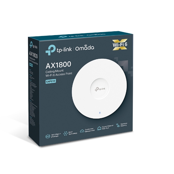 TP-Link Omada EAP610 - AX1800 Ceiling Dual-Band Wi-Fi 6 Access Point - Image 7