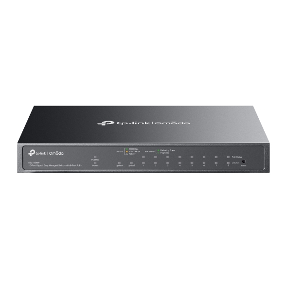 TP-Link Omada ES210GMP - 8 Port Gigabit Managed PoE Switch - Image 2