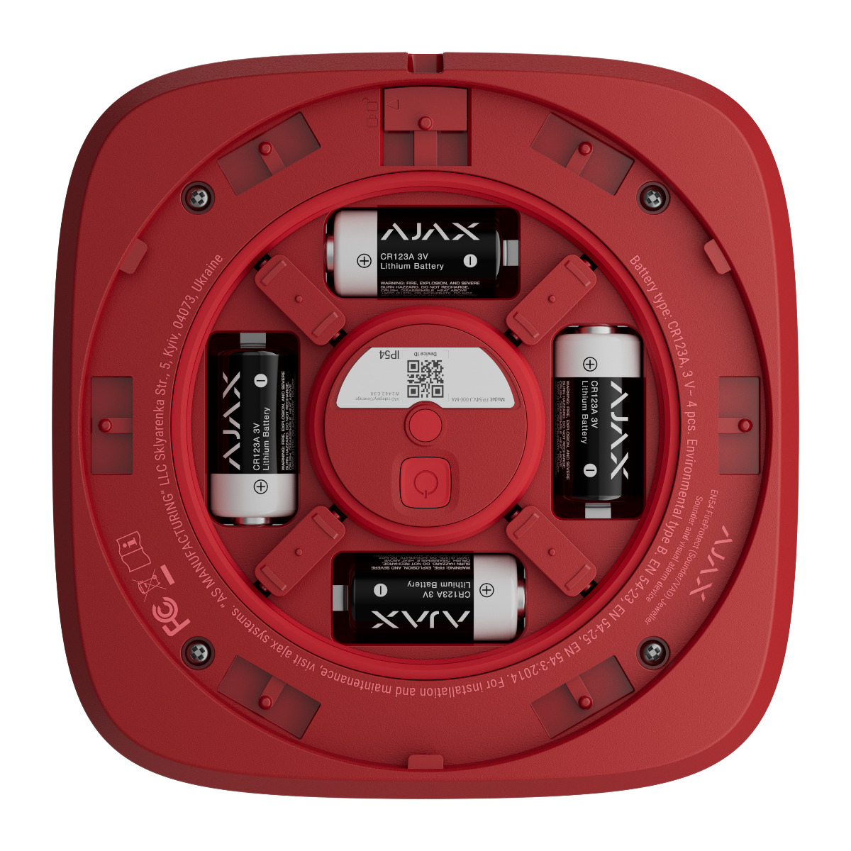 Ajax EN54 FireProtect Sounder 118604 - Red - Image 6