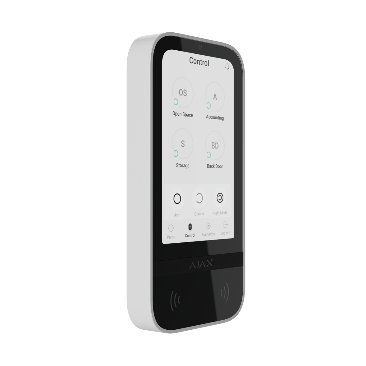 Ajax Superior KeyPad TouchScreen G3 Jeweller White - Image 2