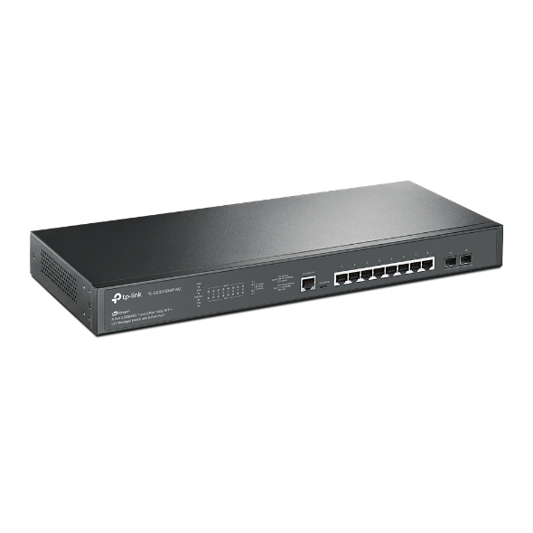 TP-Link Omada JetStream SG3210XHP-M2 - 8 Port PoE+ 2.5GB (2 Port 10GB SFP+) Managed Switch 240w - Image 2