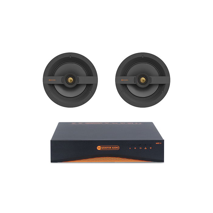 Monitor Audio Creator C1L (Set of 2) & IA60-4 Ceiling Speaker Bundle