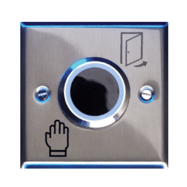 Exit Device: Hands-free - s/steel plate