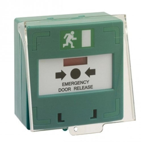 STP Triple Pole Surface Green Resettable Break Glass
