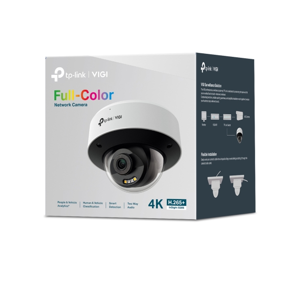 TP-Link VIGI S285 - 8MP Dual Illuminator Dome Network Camera - 2.8mm - Image 3