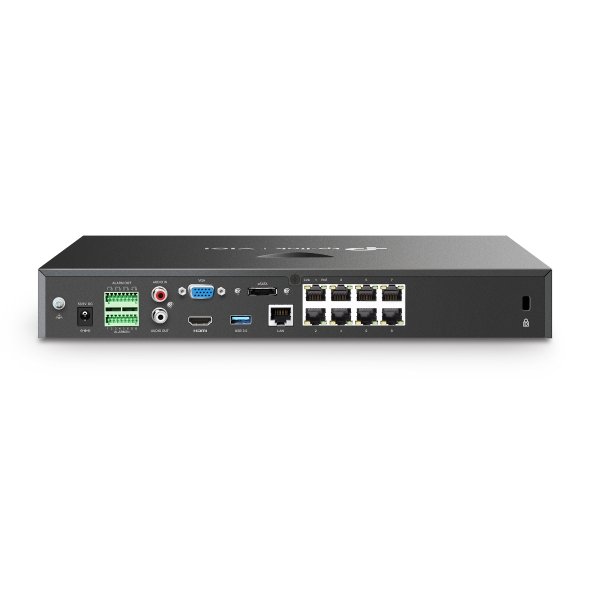 TP-Link VIGI-NVR2008H-8MP - VIGI 8 Channel PoE+ Network Video Recorder - Image 2